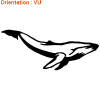 Ce sticker de zlook montre une baleine à bosse.