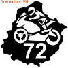 Sticker 24h du Mans autocollant moto de course sur zlook formule 1 et motard.