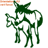 Sticker cheval et âne sur zlook : autocollants van de transport âne.